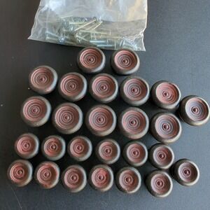 Black with Red Accent Cabinet Knobs Pulls Hardware‎ 13 each 2 sizes 26 total